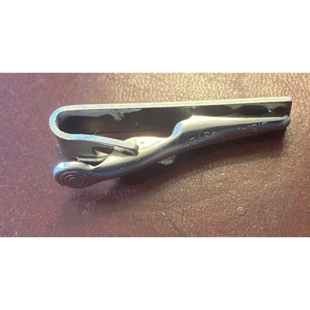 VTG Men's silver Tone Foster Tie Bar, Monogrammed WGR